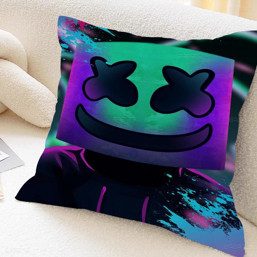 M-Marsh-mellos Pillow Cover Design Cushion Cover Decor Holiday Decorati