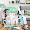 Elephant And Bunny Home Custom Blankets Comfortable Soft Lightweight Allseason Multipurpose Blanket For Picnics Sofas Offices Beds Living Rooms