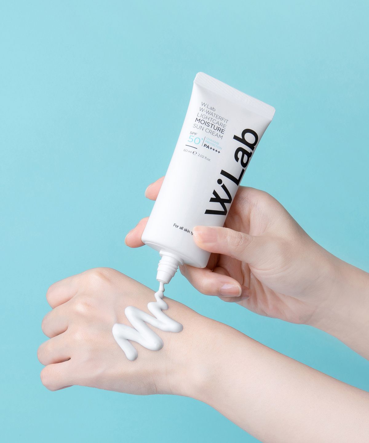 W Water Fit Light Care Moisture Sun Cream SPF50+ PA++++ 60ml