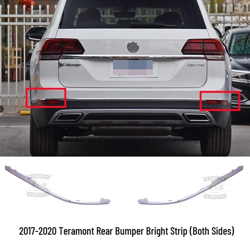 Rear Bumper Chrome Trim for 2017-2020 Touareg Models