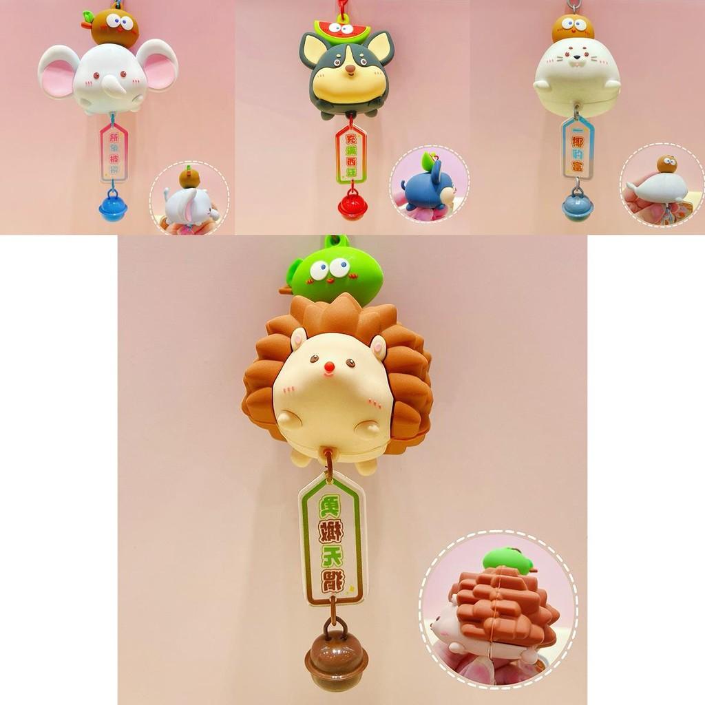 Charming Resin Keychain With Playful Fruit Animal Characters And Colorful Designs For Collectors