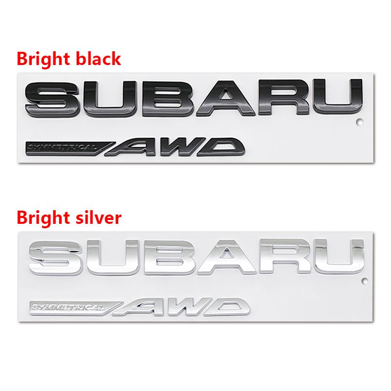 Adesivo per Auto in ABS Badge Laterale Carrozzeria Adesivo Posteriore Subaru Forester SUBARUAWD FORESTER Parti Modificate Forester Accessori Decorativi