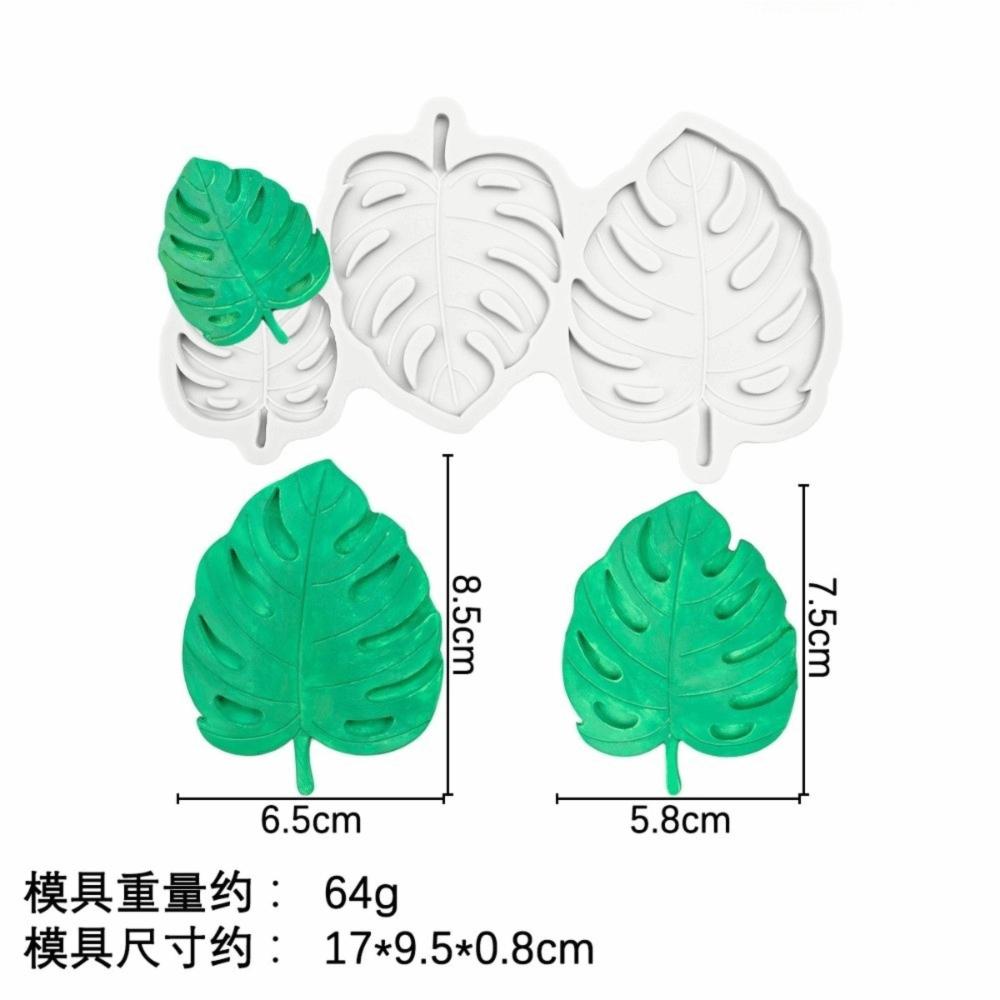Flexible Leaf Silicone Mold Non Stick Fondant Mold New Monstera Leaf Mold  Crafts