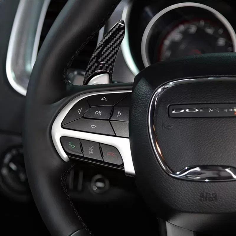Car Steering Wheel Paddle Shift Extension for Jeep Grand Cherokee 2014-2021 Dodge Durango 2014-2023 Charger Challenger 2015-2024