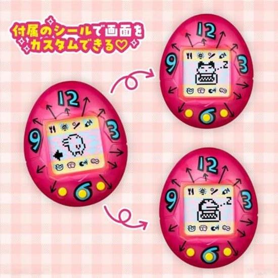 Bandai Tamagotchi Custom Lip Cheek First Generation Transparent Pink Suitable Ages 15 Up