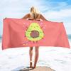 Avocado Beach Towels,Outdoors Pool Microfiber Towel Soft Fluffy and Super Absorbent Sand Free Quick Dry Lightweight Bath Towels