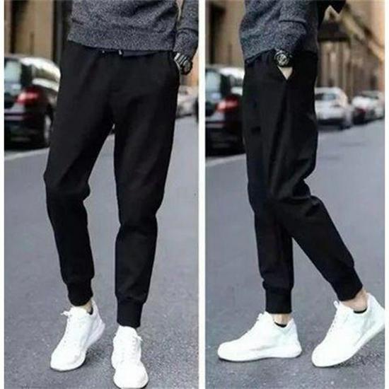 Pánské ležérní letní tepláky slim fit - Velká velikost