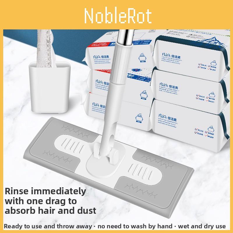 Electrostatic Disposable Floor Mop Rotating Dry Wet Cleaner Home Tool Cleaning