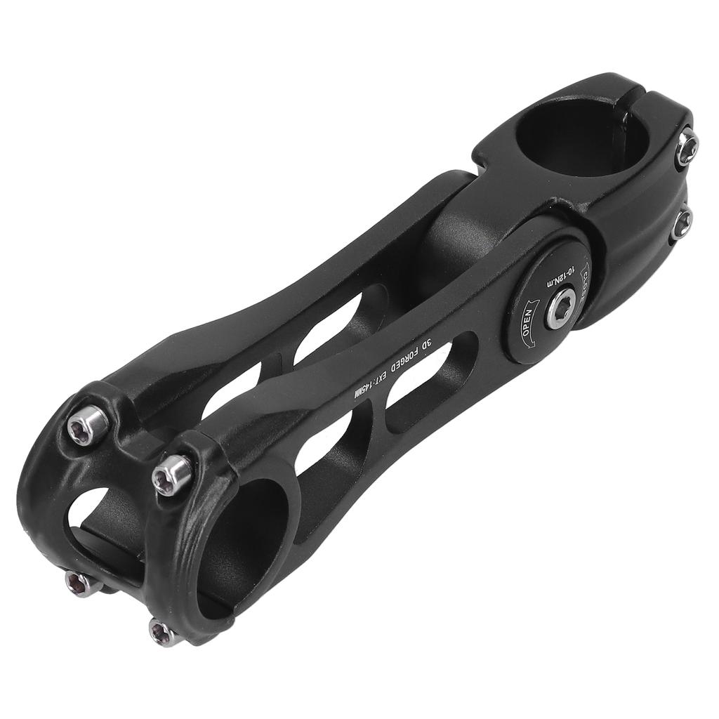 Mountain Bike Aluminum Alloy Stem Bicycle Angle Adjustable Handlebar Stem 31.8x145mm