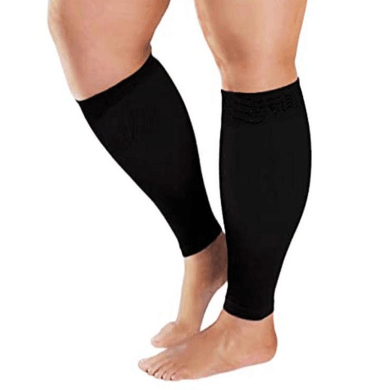 1 Pair Calf Compression Sleeve Leg Sleeve Brace for Shin Splints Pains Relief Footless Compression Socks for Football