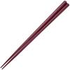 Hashikura Matsukan Chopsticks Dishwasher Safe Natural Wood Unisex Natural Colors Octagonal Purple Heart Purple Made In Japan 22.5cm G-64720