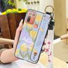 Back Cover Protective Phone Case For HTC Desire 20 Plus/D20+ Lanyard Kickstand Silicone Wrist Strap Oil Painting Ring