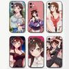 Mizuhara Chizuru Anime Rent-A-Girlfriend Phone Case For IPhone 17 Air 16 15 14 13 Pro Max 11 12 Black Silicone Cover