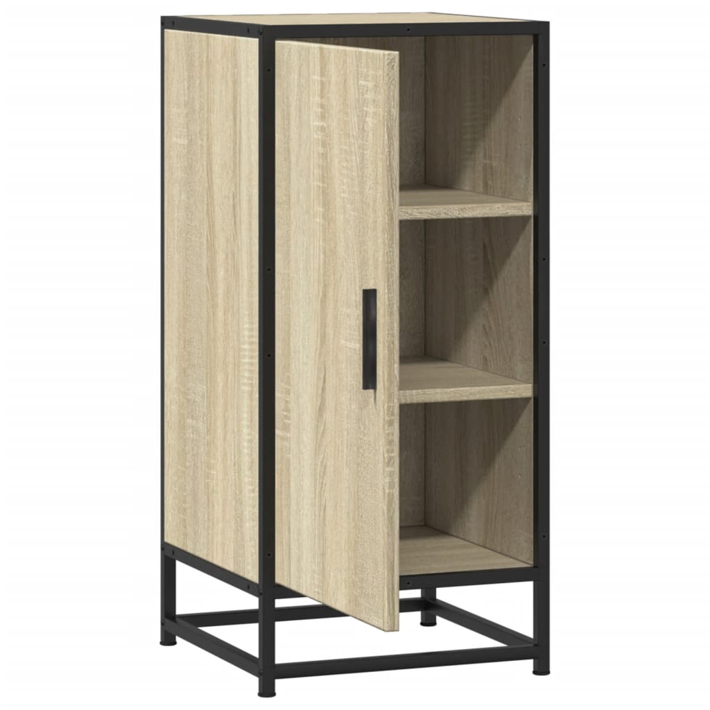 Vidaxl Cabinet, Sonoma Oak, 35.5X35X76 Cm, Wood-Based Material