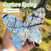Travel Selfie Convex Mirror Photography Props Decorative Butterfly Shaped Hand Mirrors Portable Girls' Makeup Mirrors