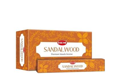 Weihrauch Sandelholz Premium Masala 12 Schachteln mit 12 Räucherstäbchen