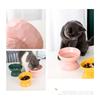 Fashion Ceramic Cat Bowl Protect Spine Oblique Mouth High-footed Dog Feeder Cat Food Bowl Water Bowls Pet Supplies Accessories