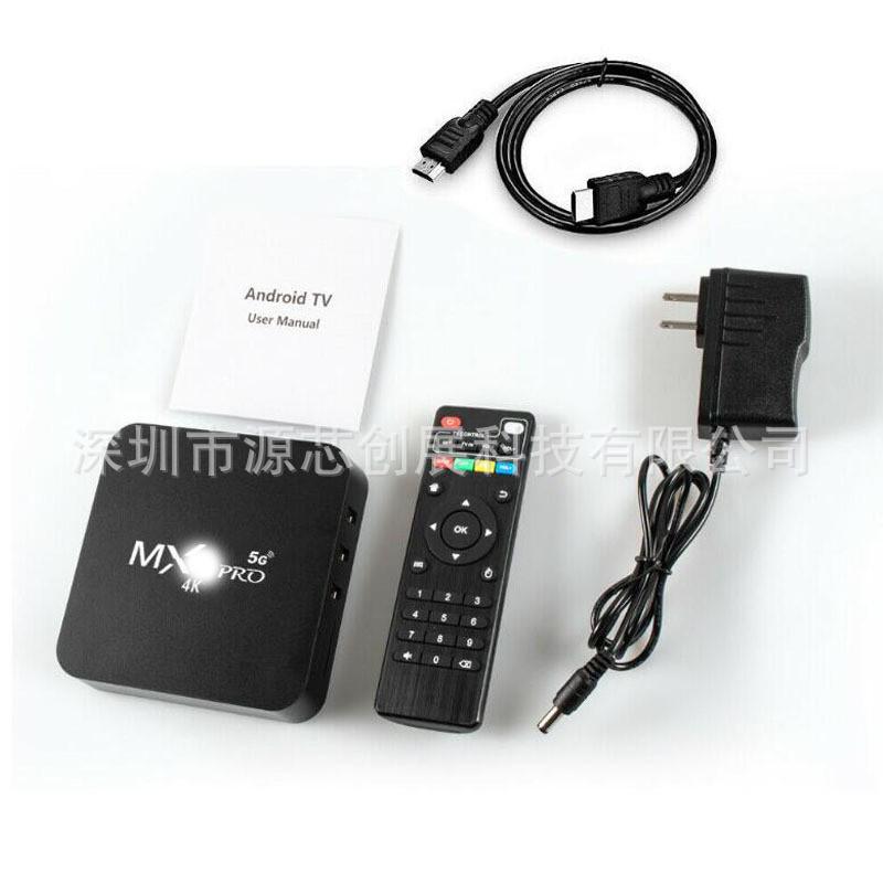 MX9 PRO 5G Dual-Band TV Box with Infrared Remote Control
