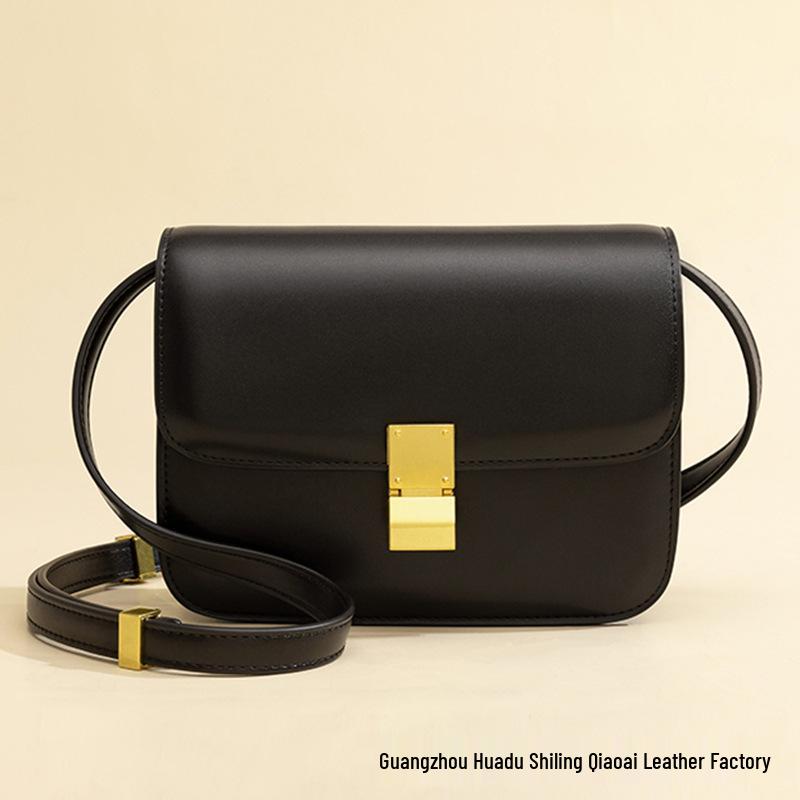 

2024 Новая весенняя сумка-мессенджер на плечо из мягкой кожи «Тофу» - Модная и универсальная женская сумка