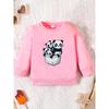 European Sizes Minimally Printed Pattern, Comfortable and Skin Friendly for 0-3 Year Old Baby Kids, Versatile Baby Round Neck Hoodie