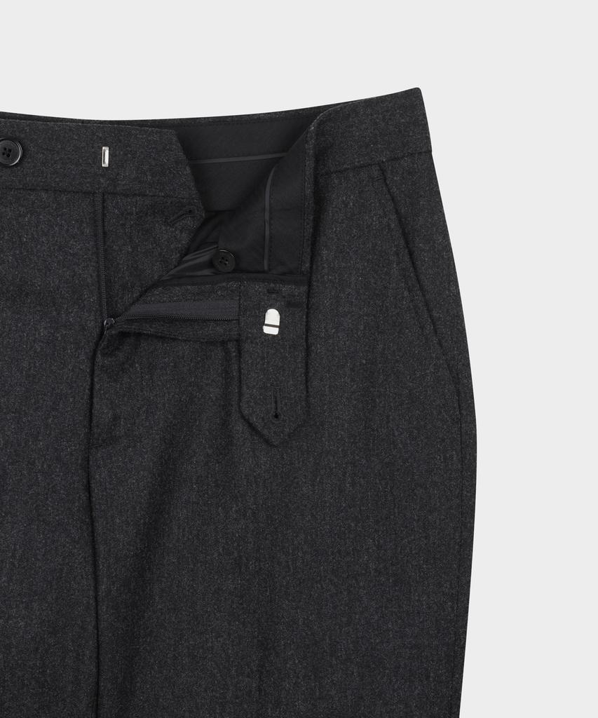 BROOKS BROTHERS Wool Trousers (Charcoal) (Bbpcmbf401)