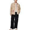 Li-Ning X Disney Skateboard Series Logo Embroidered Turn-Down Collar Single-Breasted Jacket Men Jacket Khaki AFDS457-2