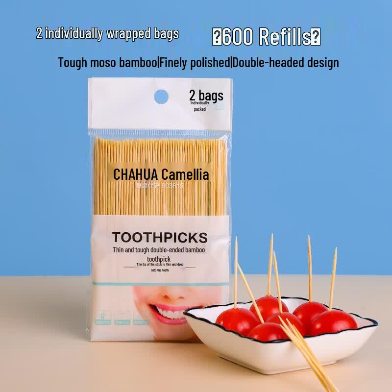 CHAHUA Disposable Double-Headed Toothpicks