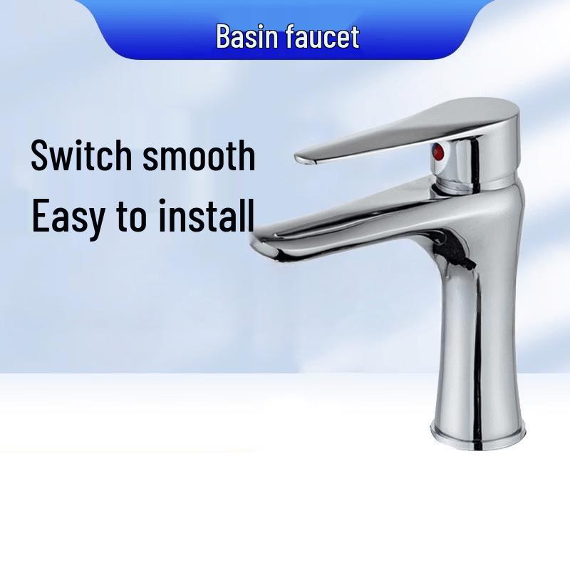 TLXT Water Drop Hot & Cold Basin Faucet