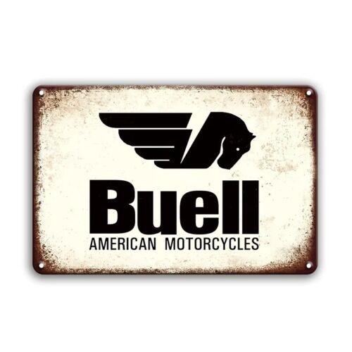

1dBuell Motorcycles Metal Sign Rustic Wall Art for Garage Man Cave Decor 20x30cm（7.8x11.8inch）