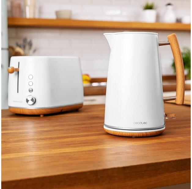 Kettle Cecotec Thermosense 400 White Woody (01480)