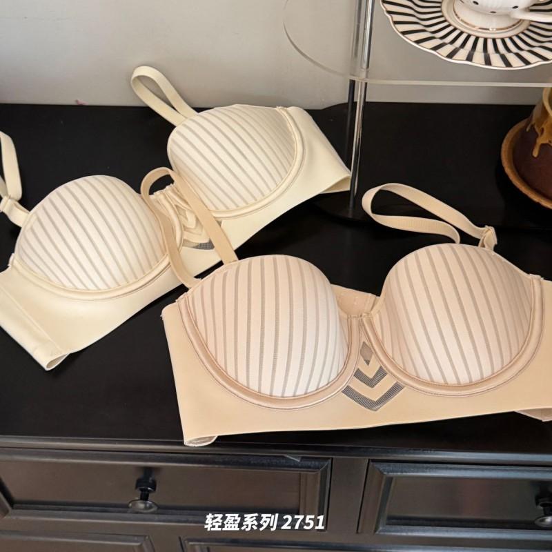 Plus Size Bra Women Ultra Thin Minimizes Large Bust Push Up Non-Sag Sexy Round Cup Fashionable