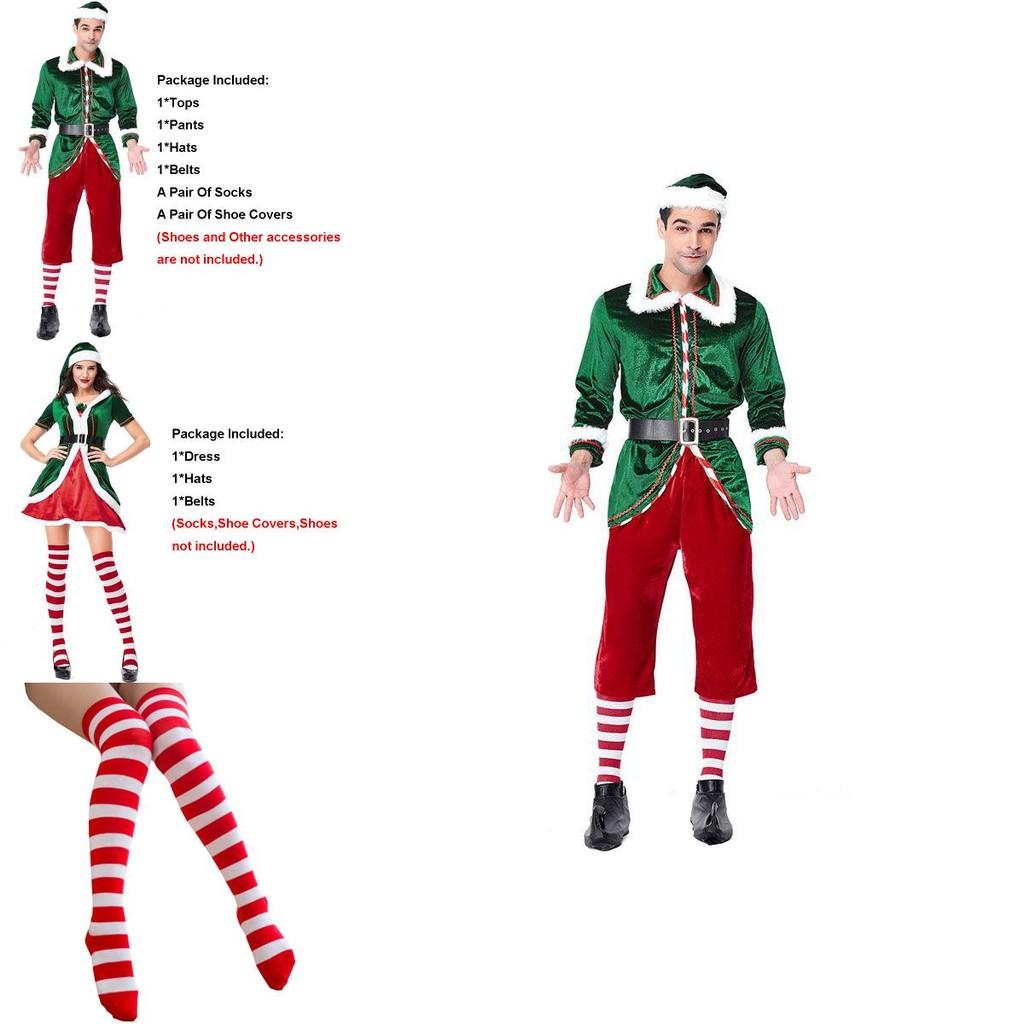 Vibrant Xmas Party Fancy Dress With Soft Touch Velvet Santa's Helper Costume