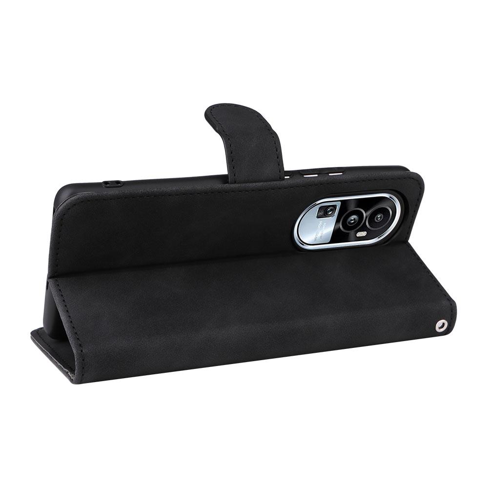 For Oppo Reno10 Pro 5G (Global)/Reno10 5G (Global) PU Leather Wallet Stand Case Skin-touch Shockproof Phone Cover