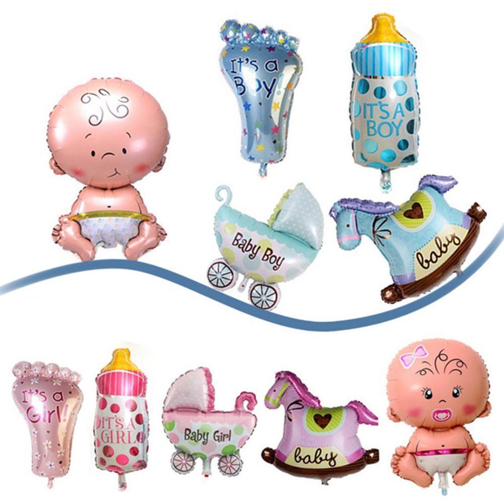 Buy 5pcs Decoration Set Boy Birth Girl Baby Balloons Foil Shower at ...
