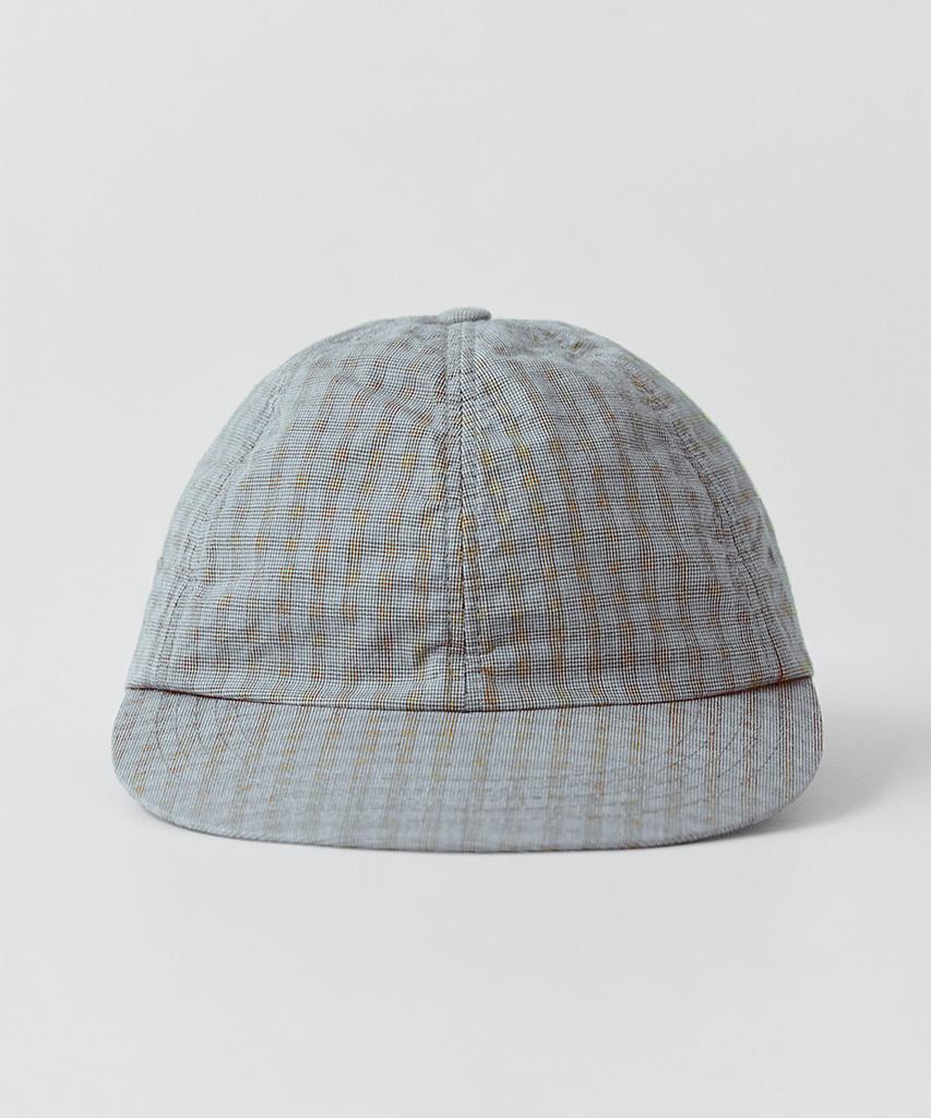 Leopeusaideu Washed 6Panel Cap Sky Blue Glen Check