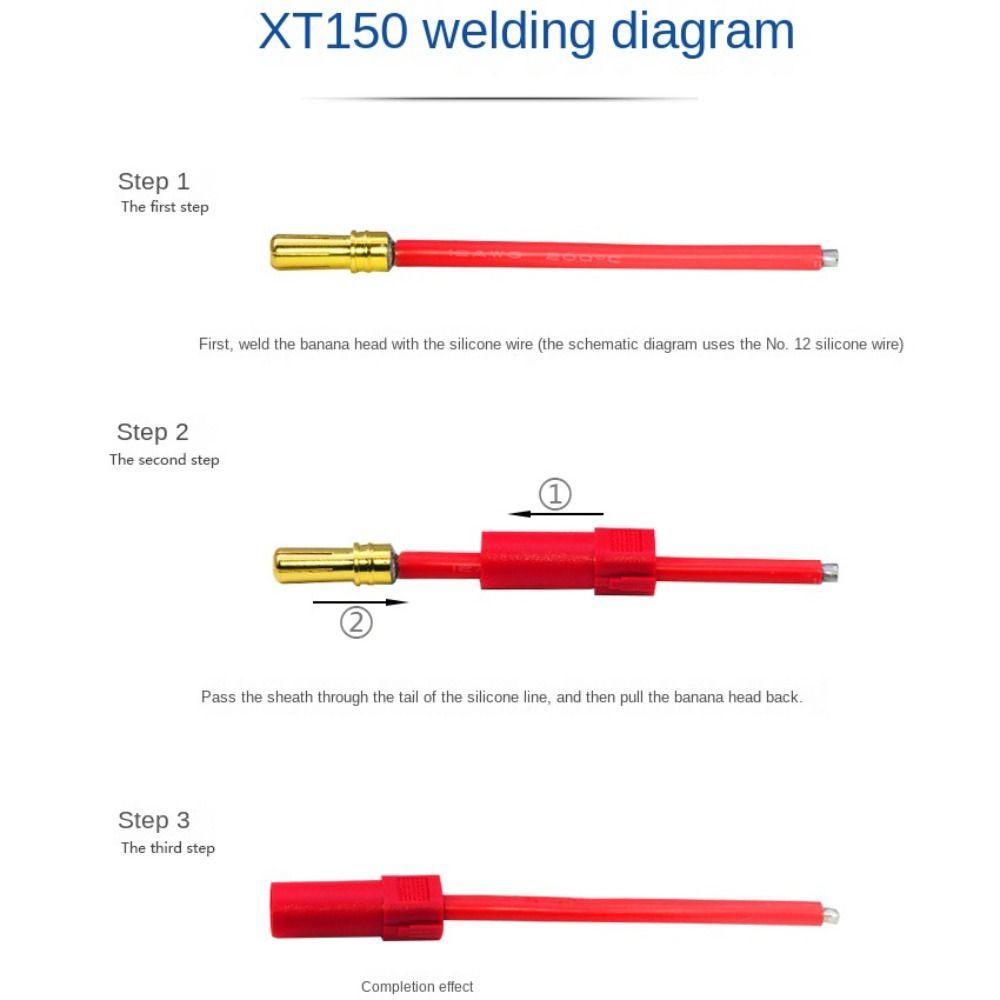 Amps Banana Bullet Plug Male Female Interface Connector For RC LiPo Battery Adapter XT150 Connector