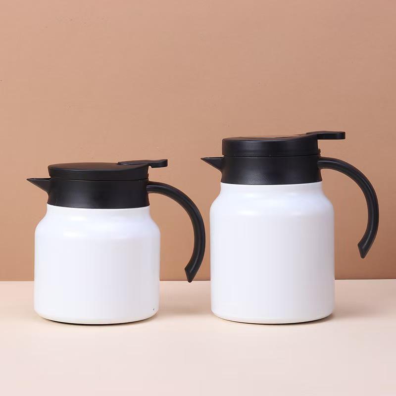 Large Capacity Ceramic-Lined 316 Stainless Steel Stewing Tea Pot, Household Insulated Slow Brew Pot
