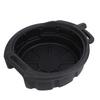 Oil Drain Pan 10L Large Capacity Black Plastic Anti   Motor Oil Drip Catcher Pan for Cars Trucks Motorcycles