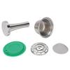 Coffee Capsule Reusable Stainless Steel Coffee Pod with Coffee Tamper Spoon Brush Coffee Machine Supplies