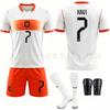 A2627 Mistrovství světa národní tým Nizozemsko domácí č.. 4 Van Dijk dres č.. 10 Depay 21 De Jong fotbalový dres