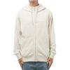 Nike Solid Color Hooded Zip-Up Long Sleeve Sweatshirt Men tops White BV2649-072