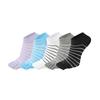 1 Pair Women Socks Five-Toed Split-Toe Design Anti-Odor Sweat-Absorbent Shallow Mouth Socks Sports Daily Wear