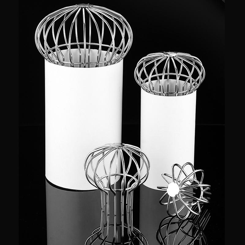 Gutter Guard Strainer Stainless Steel Gutter Balloon Mesh Fittings Roof Drain Pipe Drain Filter for Leaves Debris 5/7.5/11/16 CM