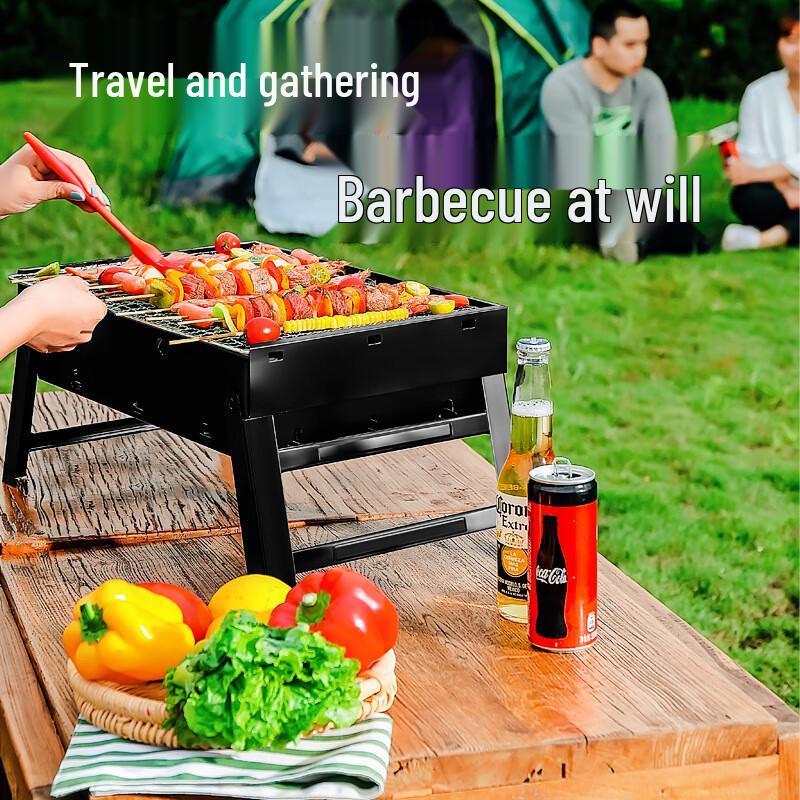 Zhichu Faltbarer Holzkohle-BBQ-Grill