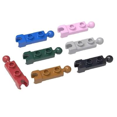 10PCS 14419 1x2 SideB with Tow Ball Socket Board Building Blocks Moc Color Accessories Compatible with Brick DIY Parts
