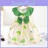 Princess Girl Summer Dress With Cotton Blend Fabric For Toddler Girls