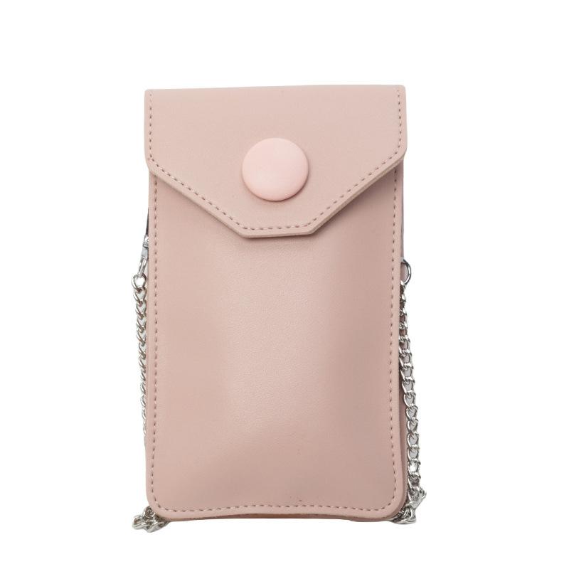 Small bag women's texture casual new trendy messenger bag texture small bag mobile phone bag small satchel