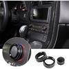 PIUGILH Air Conditioner Volume Tune Knob Cover Fit for Corvette C6 2007-2013 Interior Accessories,Aluminum Center Console AC Switch Knob Cover,3PCS