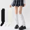 Flat bubble socks stacking socks jk Japanese stockings children's season stockings white knitted calf socks