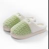 Warm Striped Non-Slip Fluffy Cotton Slippers for Men & Women